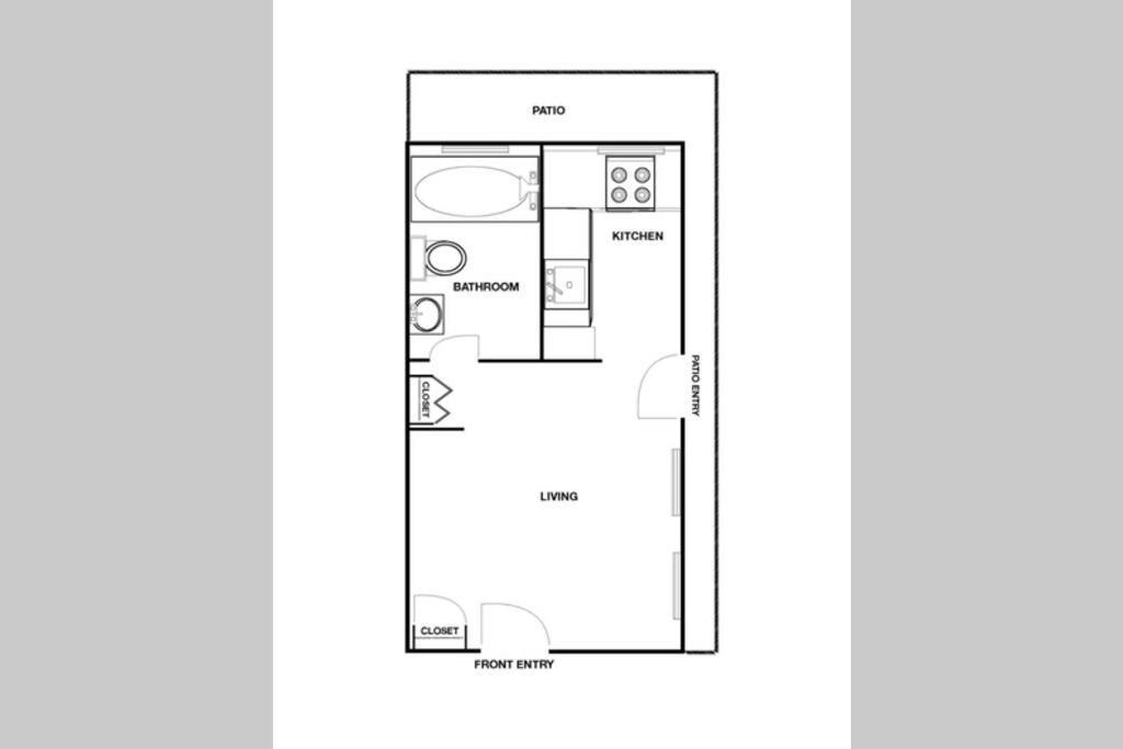 Rittenhouse Studio Apartment With Patio By Act 필라델피아 외부 사진